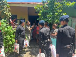 Brimob Polda Sumut Tebar Kepedulian Lewat Jumat Berkah dan Minggu Kasih, Bagikan Sembako hingga Makanan Gratis
