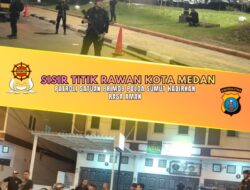 Sisir Titik Rawan Kota Medan, Patroli Satuan Brimob Polda Sumut Hadirkan Rasa Aman