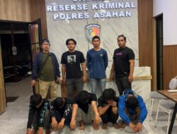 Respons Cepat Laporan 110, Timsus Geng Motor Polres Asahan Amankan Remaja Diduga Terlibat Tawuran Bersenjata