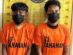 Tak Ada Ruang Bagi peredaran gelap Narkoba, Polres Binjai Amankan Dua Pelaku Penjual Sabu