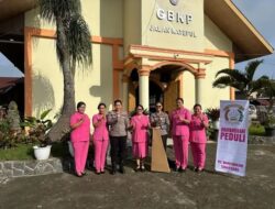 Sambut HUT Bhayangkara ke-80, Sat Binmas Polres Karo Gelar Minggu Kasih di GBKP Katepul Kabanjahe