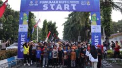 Polresta Deli Serdang Ikuti Fun Walk Peringati Hari Jadi Ke-80 Kabupaten Deli Serdang dan HUT APKASI ke 26