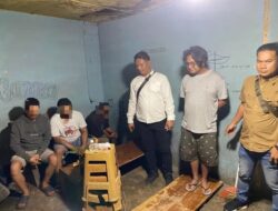 Barak Sudah Digerebek, Tiga Orang Positif Sabu Diamankan di Terminal Bawah Kabanjahe