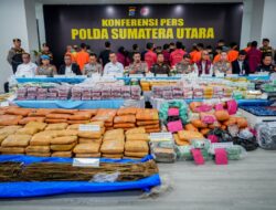 Polda Sumut Ungkap 3.865 Kasus Narkoba dalam Enam Bulan, Sita 5,3 Ton Barang Bukti