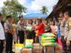 Wujud Kepedulian Pasca Banjir, Polres Tapanuli Tengah Salurkan Paket Sembako untuk Warga Hutanabolon