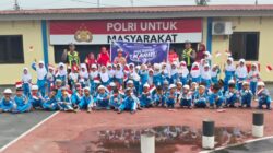 Polantas Karib, Sat Lantas Polres Pelabuhan Belawan Kenalkan Polisi sebagai Sahabat Anak Sejak Usia Dini
