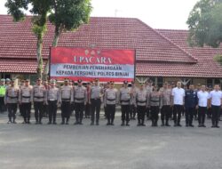 Kapolres Binjai Berikan Penghargaan Dan Apresiasi Terhadap Personel Yang Berprestasi