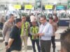 Kapolresta Deli Serdang Dampingi Wakapolda Sumut Tinjau Situasi Bandara Kualanamu Terkait Pembatalan Penerbangan