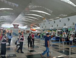 Kapolresta Deli Serdang terus pantau situasi Bandara Kualanamu Pasca Pembatalan Penerbangan, Situasi Tetap Aman Dan Kondusif