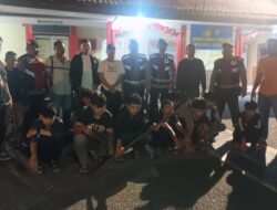 Tim Sergap Polres Asahan Amankan 10 Remaja Diduga Hendak Tawuran, Sajam dan 6 Sepeda Motor Diamankan
