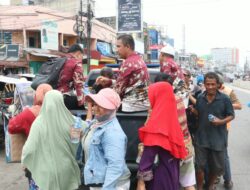 Jumat Berkah, Bid Humas Polda Sumut Berbagi Kasih dengan Sopir, Pengemudi Becak Motor dan Ojol