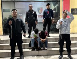 Respon Pengaduan Call Center 110,Tim Macan Amankan Dua Remaja Terkait Tawuran di Maden Lama