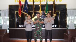 Kapolres Binjai dan Kapolres Langkat Berikan Surprise HUT TNI ke-81, Perkuat Sinergitas TNI-Polri