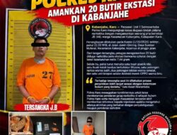 Satresnarkoba Polres Karo Amankan 20 Butir Ekstasi di Kabanjahe