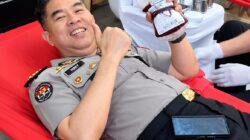 HUT ke-75 Humas Polri, Polda Sumut Tebar Kepedulian Lewat Aksi Donor Darah