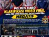 Polres Karo Klarifikasi Video Viral, Hasil Tes Urine Personel Satresnarkoba Negatif