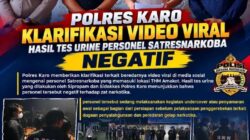 Polres Karo Klarifikasi Video Viral, Hasil Tes Urine Personel Satresnarkoba Negatif
