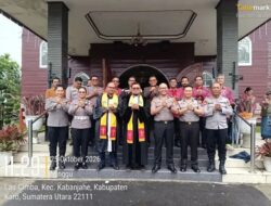 Kapolres Karo Gelar Minggu Kasih di GBKP Kota Kabanjahe, Ajak Jemaat Bersama Jaga Kamtibmas