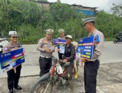 Hari Kedua Operasi Patuh Toba 2026, Satlantas Polres Karo Gencarkan Edukasi Pengendara Lewat Radio dan Turun ke Jalan